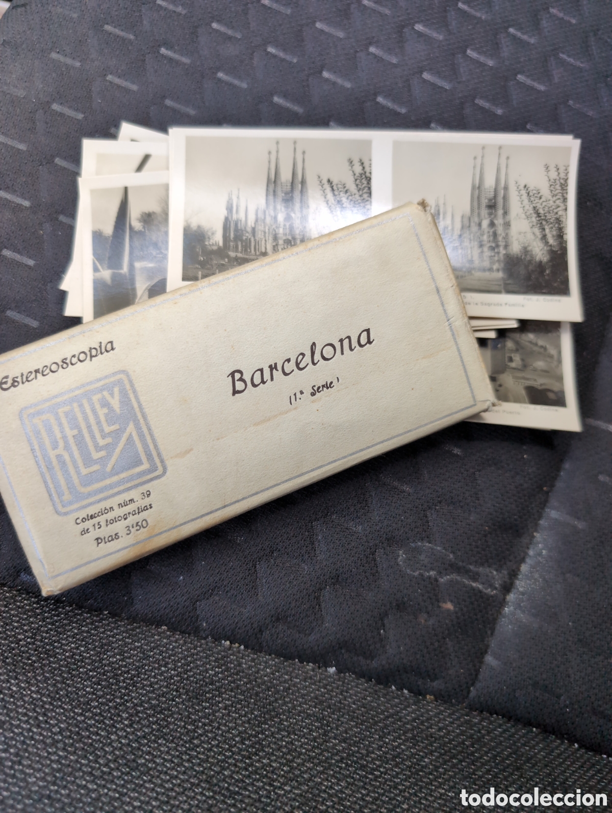 Fotograf&iacute;a antigua: estereoscopia Barcelona