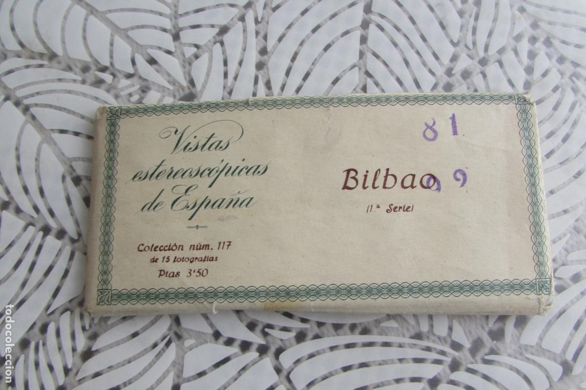 Fotograf&iacute;a antigua: Bilbao. 15 vistas. Vistas Estereoscopicas de Espa&ntilde;a