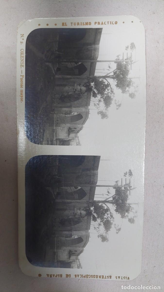 Fotograf&iacute;a antigua: Fotograf&iacute;a estereoscopica Orense Puente Mayor