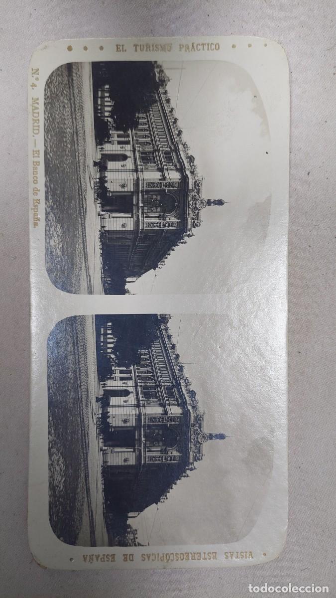 Fotograf&iacute;a antigua: Fotograf&iacute;a estereoscopica Madrid Banco de Espa&ntilde;a