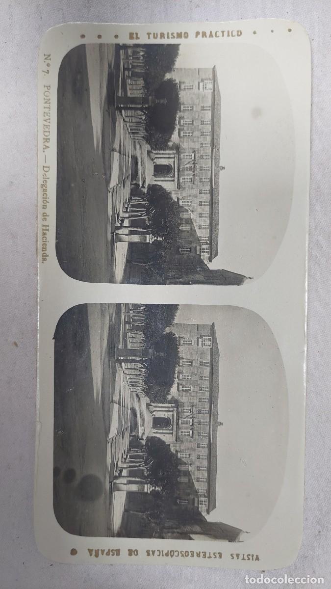 Fotograf&iacute;a antigua: Fotograf&iacute;a estereoscopica Pontevedra Delegaci&oacute;n de Hacienda