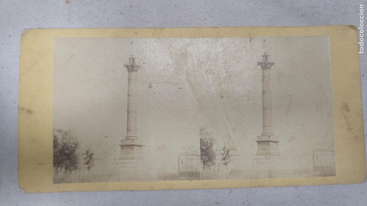 Fotograf&iacute;a antigua: Fotograf&iacute;a estereoscopica Monumento a descifrar