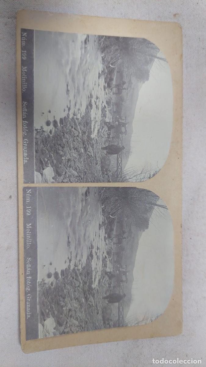Fotograf&iacute;a antigua: Fotograf&iacute;a estereoscopica Molinillo Granada