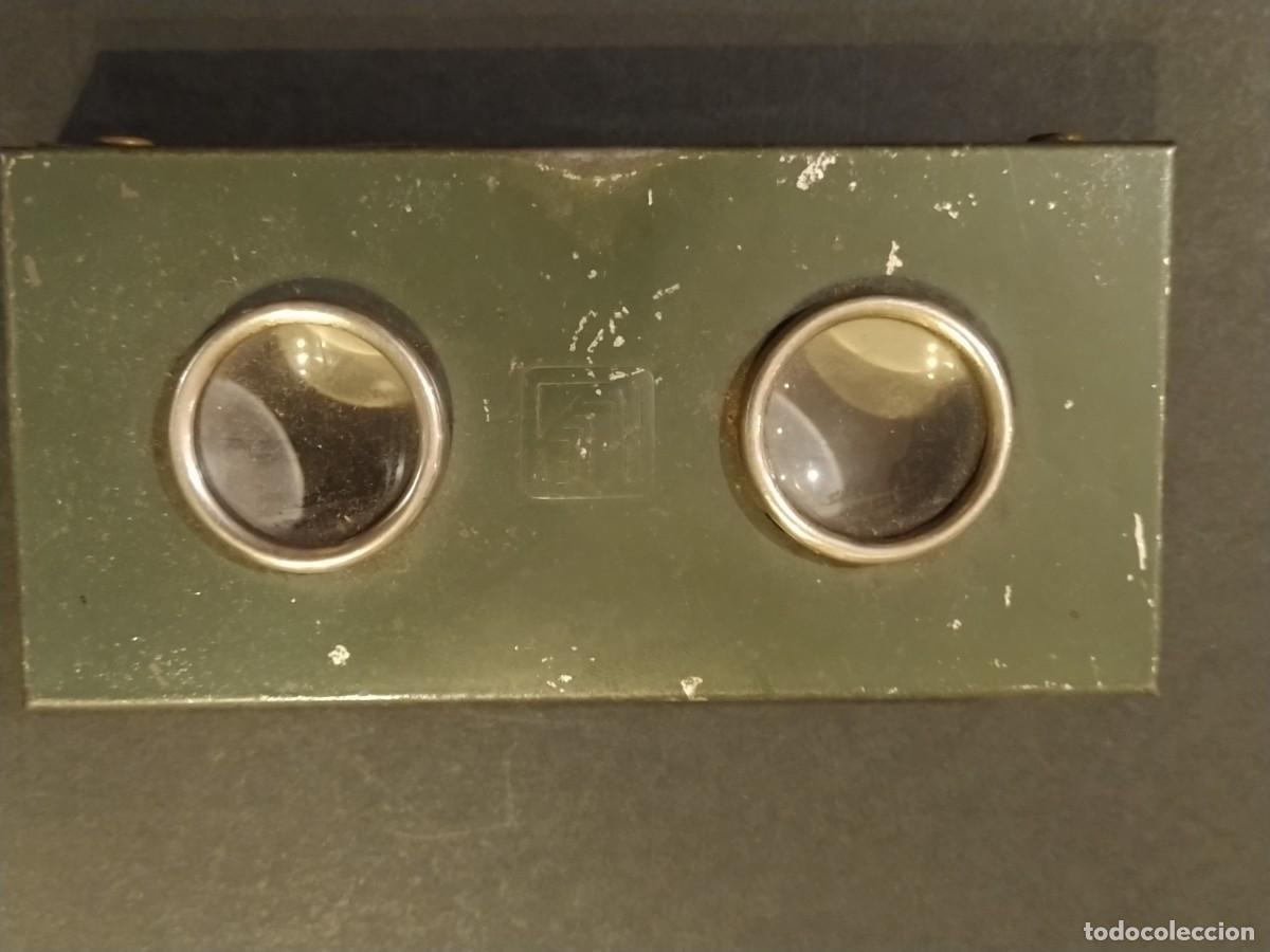 Fotograf&iacute;a antigua: ANTIGUO VISOR METALICO DE LA MARCA RELLEY CON FOTOGRAFIAS ESTEREOSCOPICAS -VER FOTOS