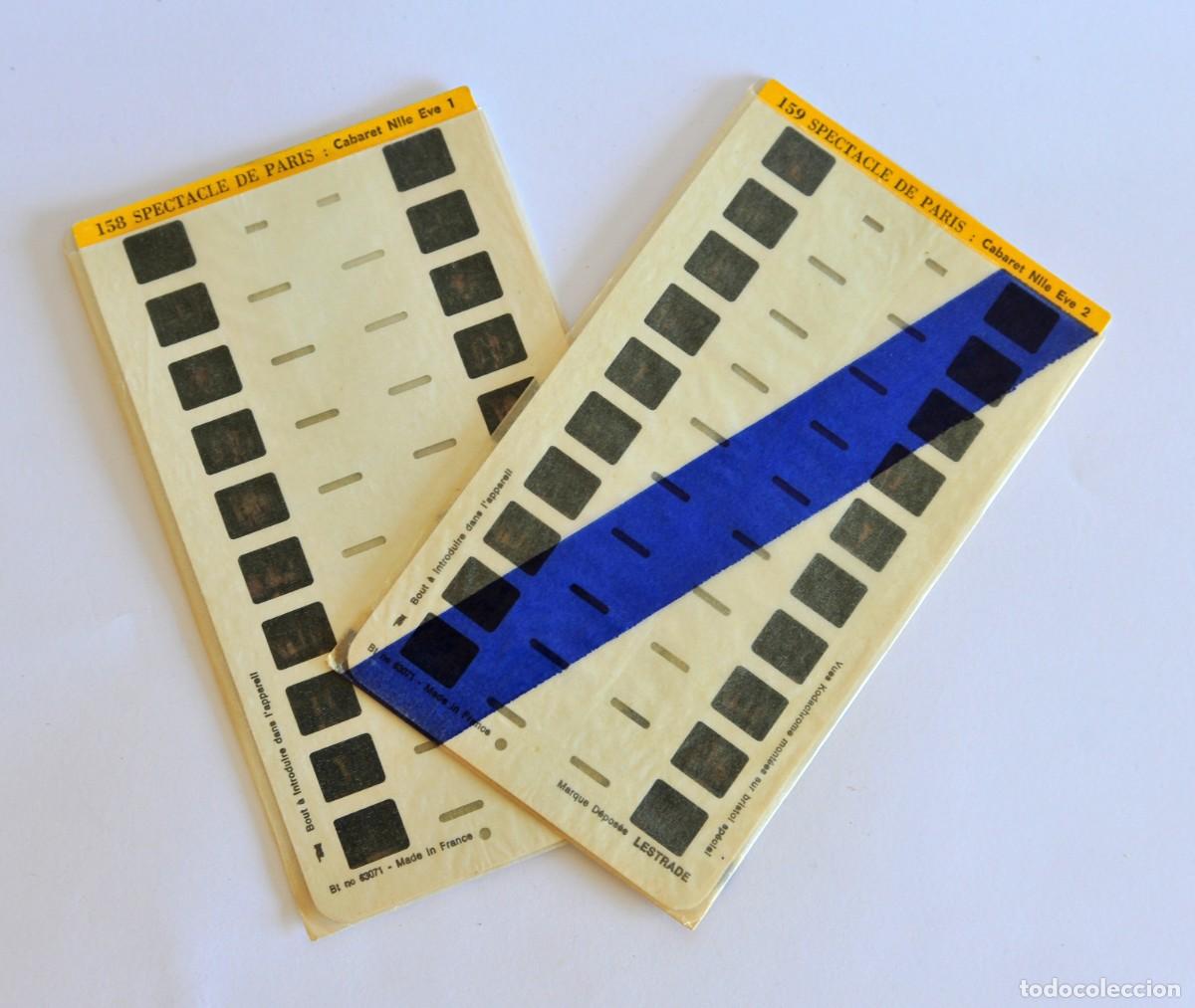 Fotograf&iacute;a antigua: 2 tarjetas estereosc&oacute;picas LESTRADE Made in France. Francia. Spectacle de Paris Cabaret Nile Eve