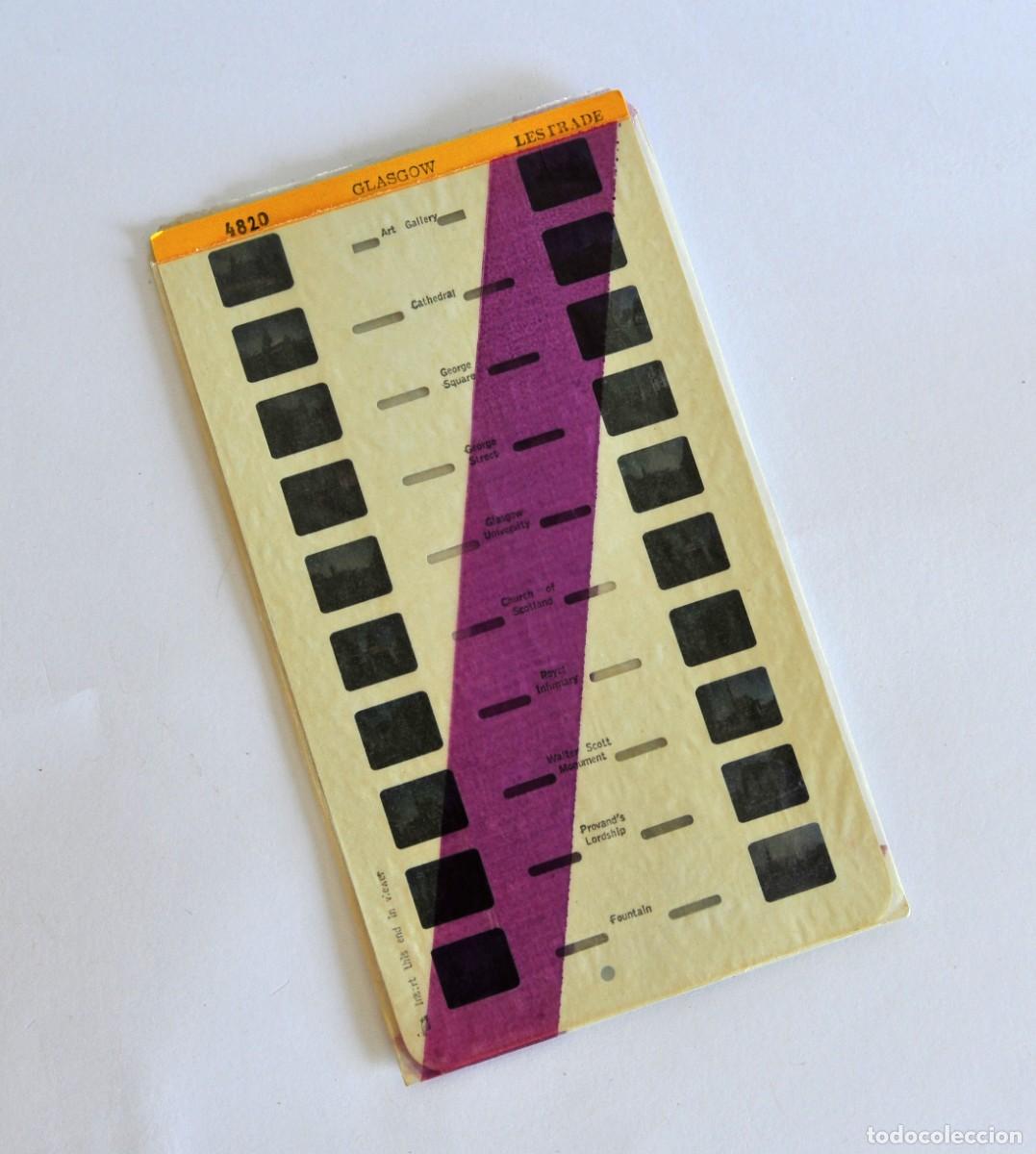 Fotograf&iacute;a antigua: Tarjeta diapositiva estereosc&oacute;pica LESTRADE, Made in France. Glasgow (4820). Mide 17,5 x 10 cm.