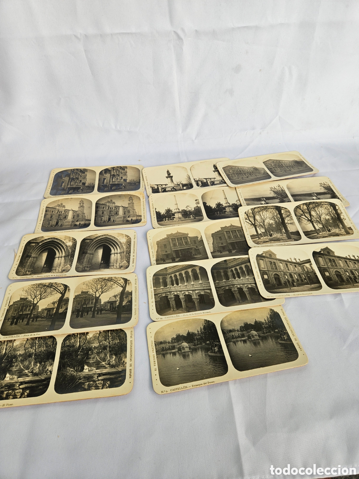Fotograf&iacute;a antigua: 14 FOTOS ESTEREOSCOPICAS COLECCION A. MARTIN. CASTELLON
