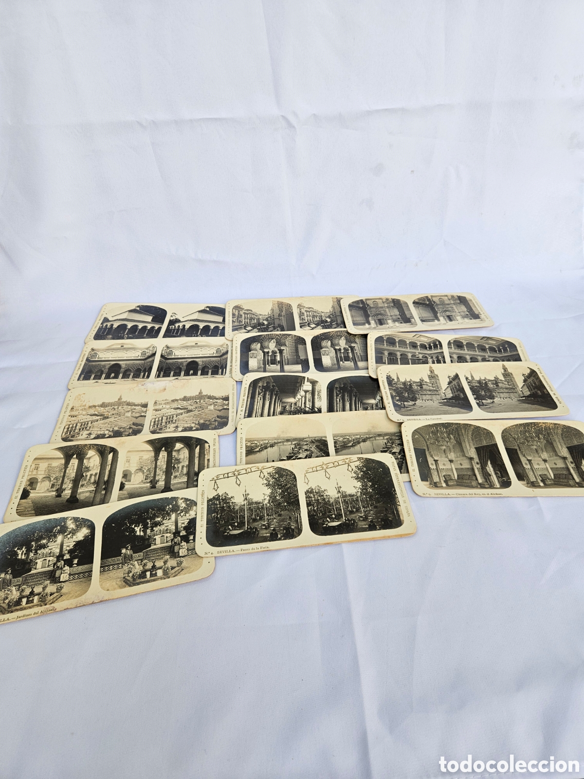 Fotograf&iacute;a antigua: 14 FOTOS ESTEREOSCOPICAS COLECCION A. MARTIN. SEVILLA