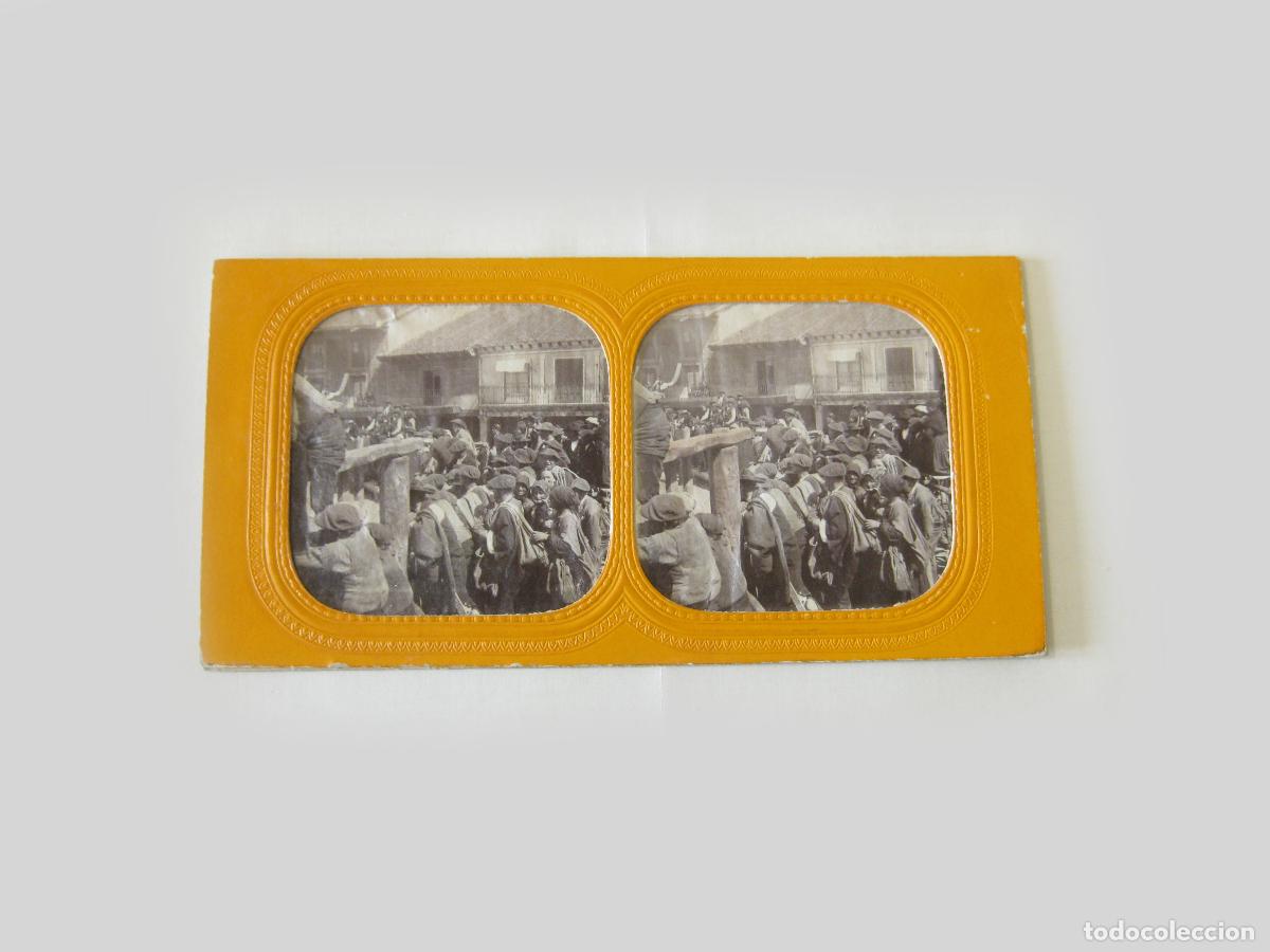Fotograf&iacute;a antigua: FOTOGRAF&Iacute;A ESTEREOSC&Oacute;PICA DE TRANSPARENCIA. LUGAR DESCONOCIDO. POSIBLEMENTE CASTILLA. TISSUE