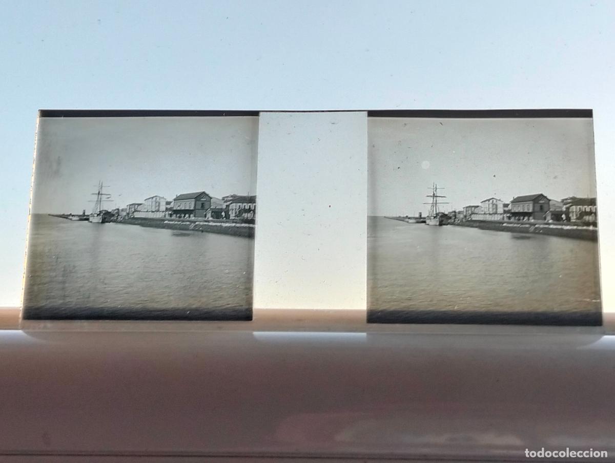 Fotografia antica: DEVA GUIPUZCOA VISTA ESTEREOSCOPICA EN CRISTAL 4 X 10,5 CM