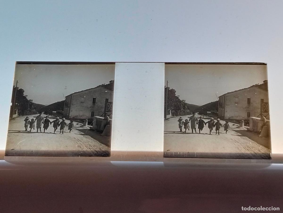 Fotograf&iacute;a antigua: SAN SEBASTIAN GUIPUZCOA VISTA ESTEREOSCOPICA EN CRISTAL 4 X 10,5 CM