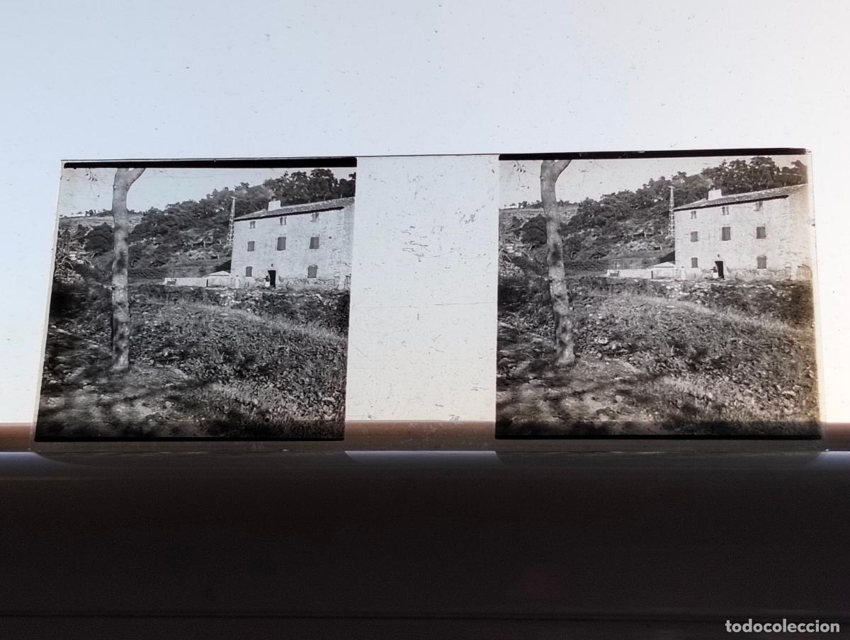 Fotograf&iacute;a antigua: GUIPUZCOA VISTA ESTEREOSCOPICA EN CRISTAL 4 X 10,5 CM