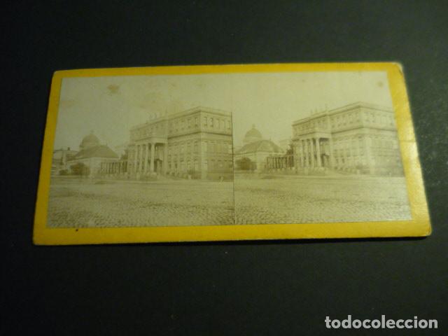 Fotograf&iacute;a antigua: BERLIN ALEMANIA PALACIO DEL PRINCIPE VISTA ESTEREOSCOPICA SIGLO XIX