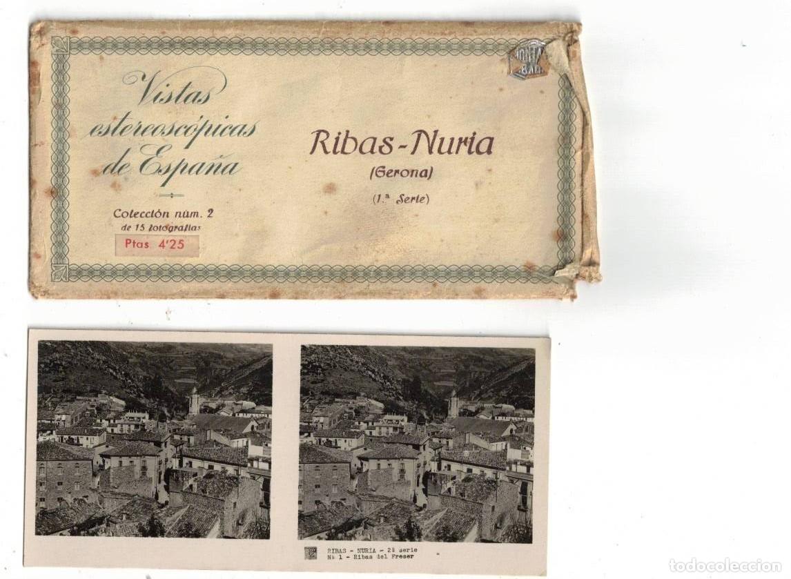 Fotograf&iacute;a antigua: VISTAS ESTEREOSC&Oacute;PICAS DE ESPA&Ntilde;A. RIBAS-NURIA 1&ordf; SERIE