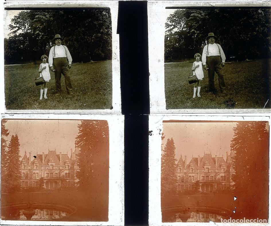 Fotografia antiga: LOTE DE 12 ESTEREOSCOPICAS DE CRISTAL TAMA&Ntilde;O 4.X10.7 CM