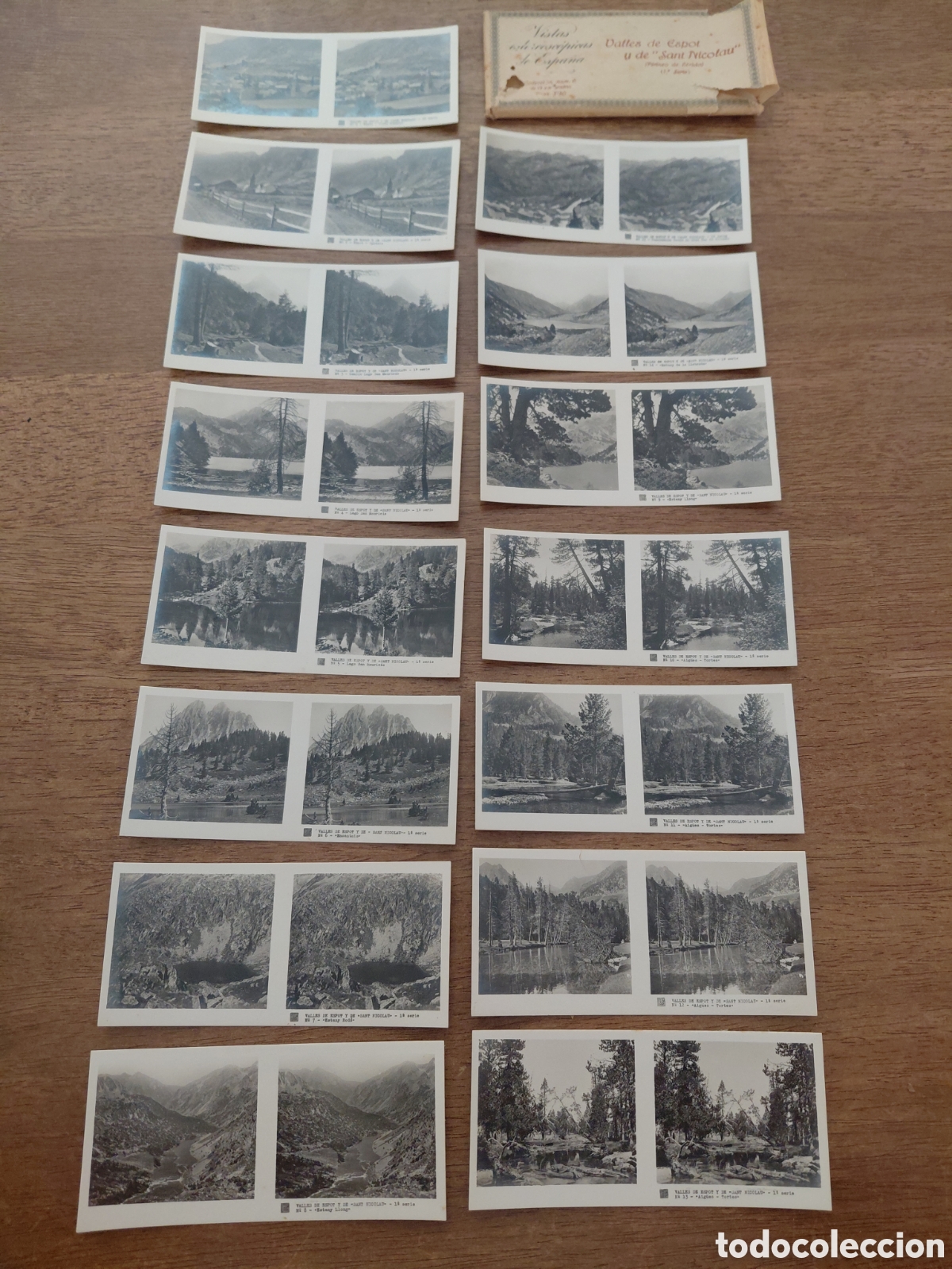 Fotograf&iacute;a antigua: Fotograf&iacute;as estereosc&oacute;picas Valles de Espor y de Sant Nicolau