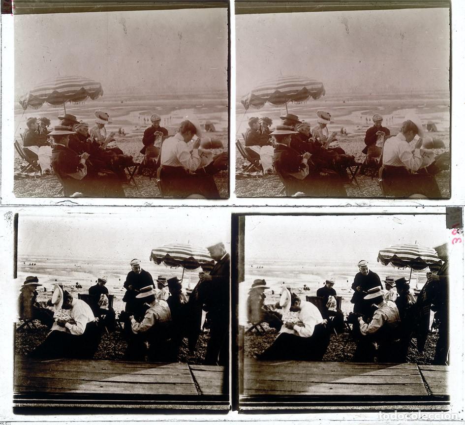 Fotograf&iacute;a antigua: LOTE DE 29 ESTEREOSCOPICAS DE CRISTAL CON SU CAJA FORMATO 6 x 13 CM.
