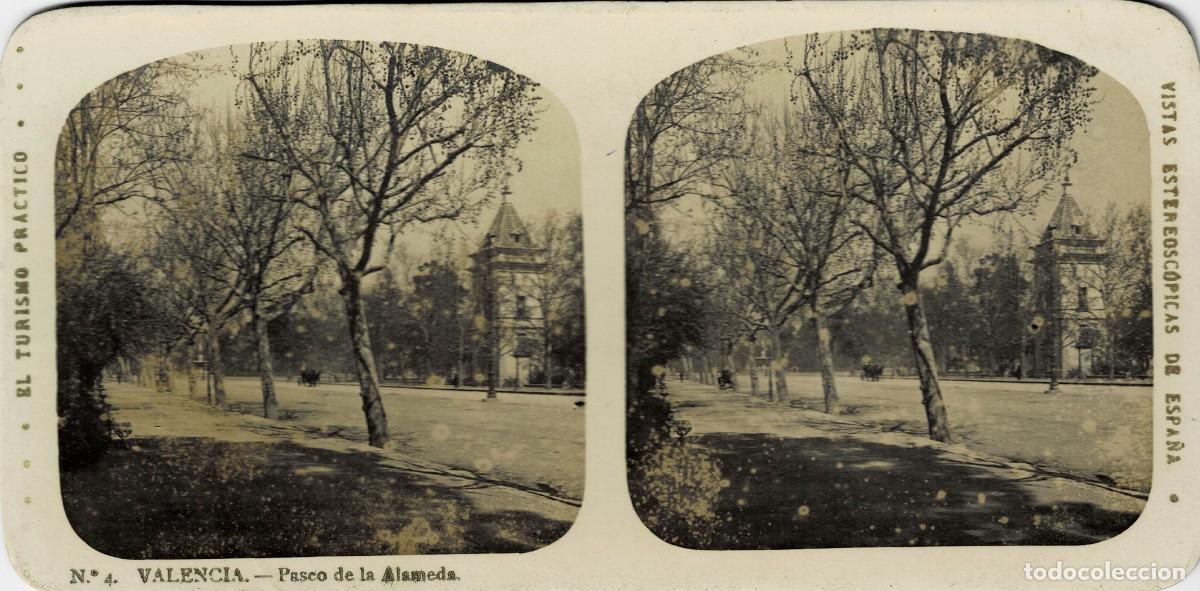 Fotograf&iacute;a antigua: FOTOGRAF&Iacute;A ESTEREOSCOPICA VALENCIA. PASEO DE LA ALAMEDA. P-ESTEO-420