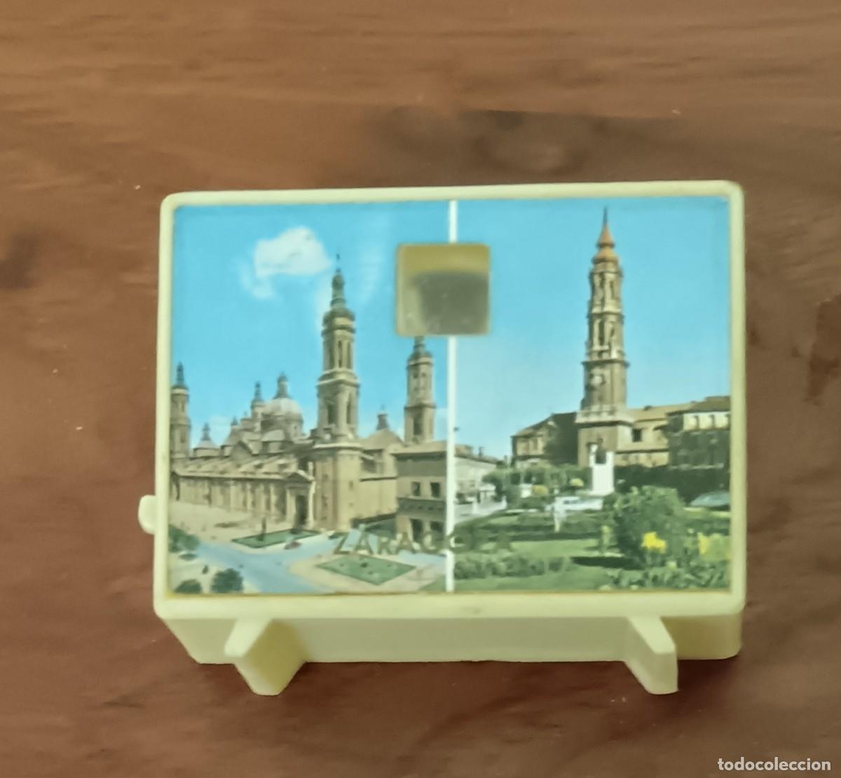Fotograf&iacute;a antigua: C&Aacute;MARA SOUVENIR DIAPOSITIVAS ZARAGOZA 5,5X4 CM.