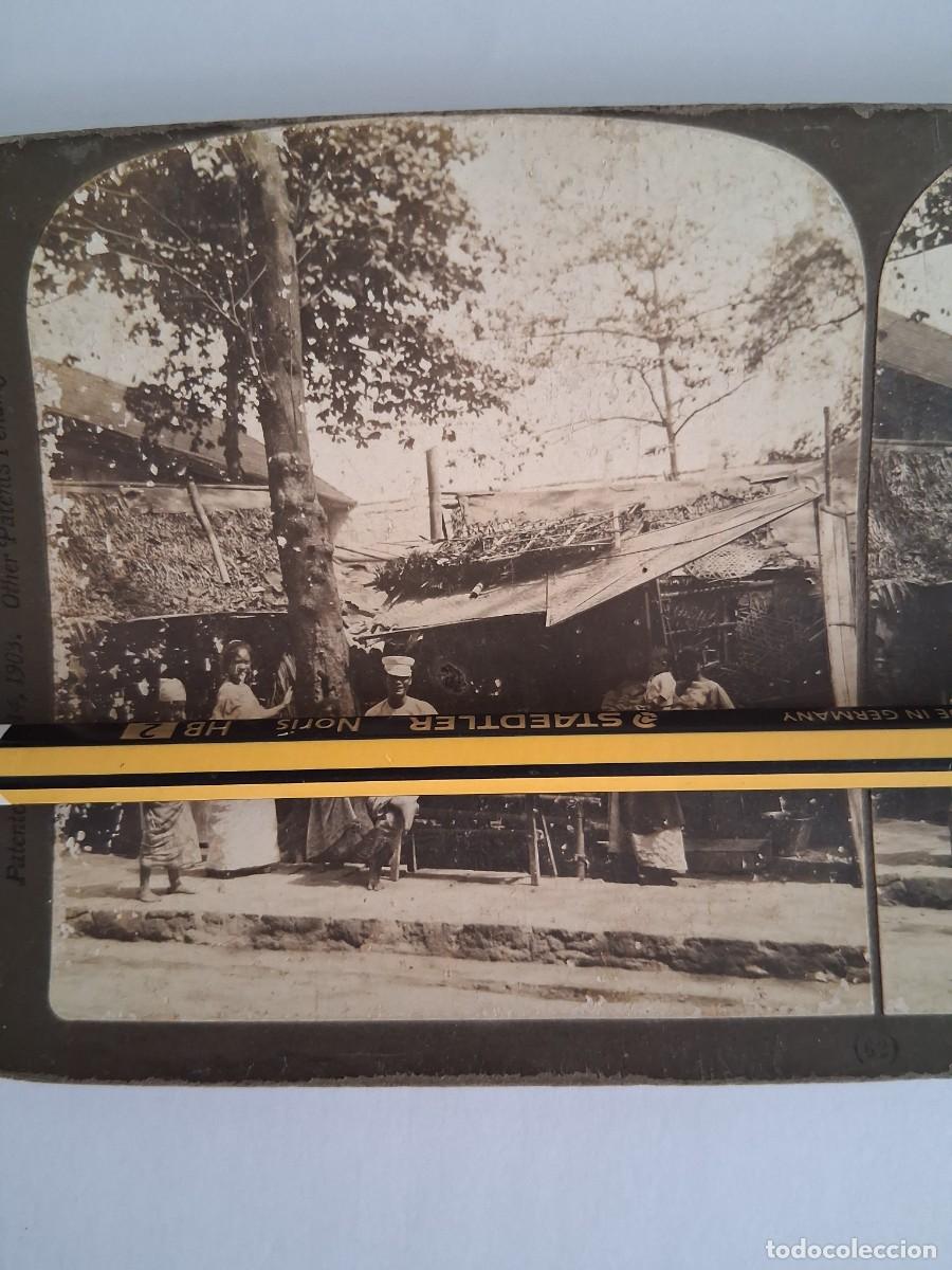 Fotograf&iacute;a antigua: A FILIPINO RESTAURANT, MANILA (PHILIPPINE ISLANDS). FILIPINAS 1903