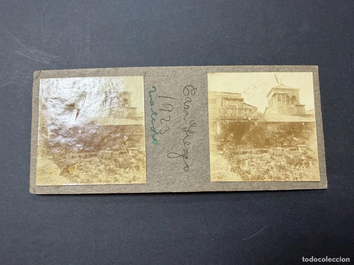 Fotograf&iacute;a antigua: 2 FOTOGRAF&Iacute;AS ESTEREOSC&Oacute;PICAS ANTIGUAS. PUENTE ROMANO. CECEDO. ASTURIAS