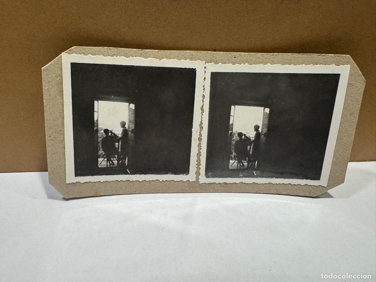 Alte Fotografie: FOTOGRAF&Iacute;A ESTEROSC&Oacute;PICA ORIGINAL A&Ntilde;OS 20-30 / COMPRA MIN&Iacute;MA 5 &euro; (LOTE 2)