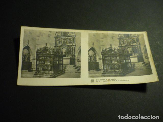 Fotograf&iacute;a antigua: SALAMANCA ANTIGUA VISTA ESTEREOSCOPICA 6 X 13 CM