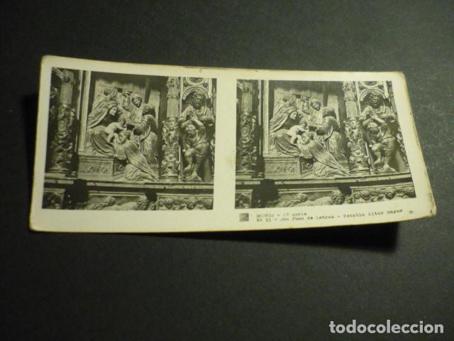 Fotograf&iacute;a antigua: MADRID SAN JUAN DE LETRAN ANTIGUA VISTA ESTEREOSCOPICA 6 X 13 CM