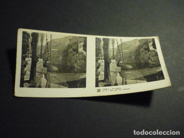 Fotograf&iacute;a antigua: CUENCA ANTIGUA VISTA ESTEREOSCOPICA 6 X 13 CM