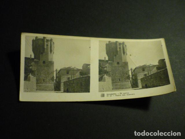 Fotograf&iacute;a antigua: SALAMANCA ANTIGUA VISTA ESTEREOSCOPICA 6 X 13 CM