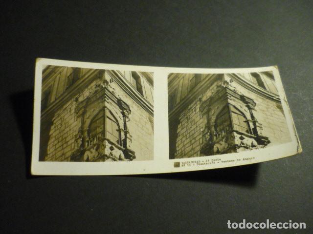 Fotograf&iacute;a antigua: VALLADOLID ANTIGUA VISTA ESTEREOSCOPICA 6 X 13 CM