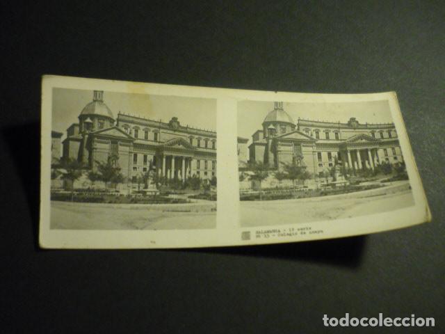 Fotograf&iacute;a antigua: SALAMANCA COLEGIO DE ANAYA ANTIGUA VISTA ESTEREOSCOPICA 6 X 13 CM
