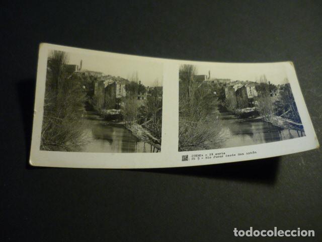 Fotograf&iacute;a antigua: CUENCA ANTIGUA VISTA ESTEREOSCOPICA 6 X 13 CM