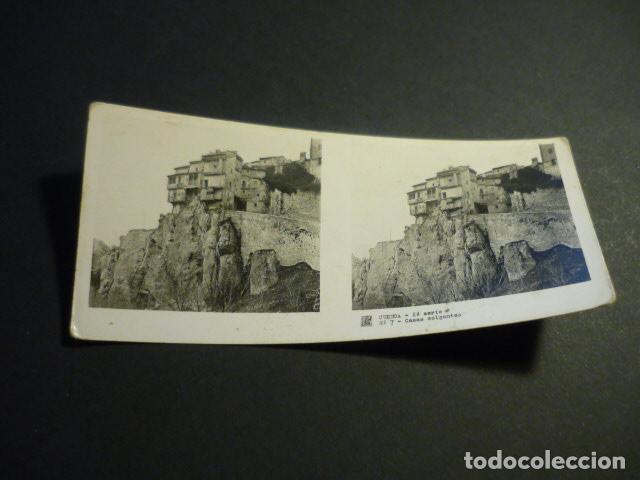 Fotograf&iacute;a antigua: CUENCA ANTIGUA VISTA ESTEREOSCOPICA 6 X 13 CM
