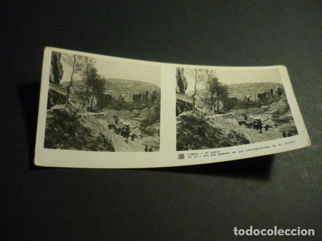Fotograf&iacute;a antigua: CUENCA ANTIGUA VISTA ESTEREOSCOPICA 6 X 13 CM