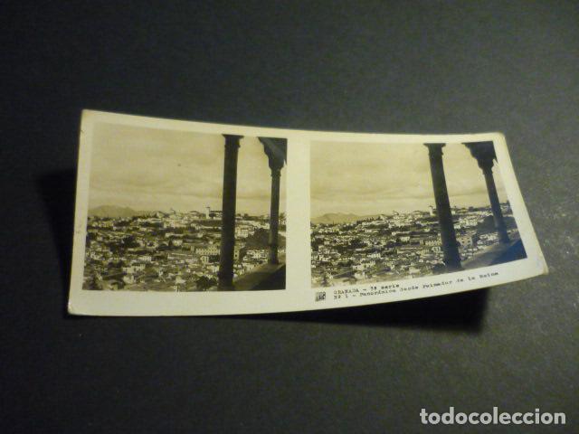 Fotograf&iacute;a antigua: GRANADA ANTIGUA VISTA ESTEREOSCOPICA 6 X 13 CM