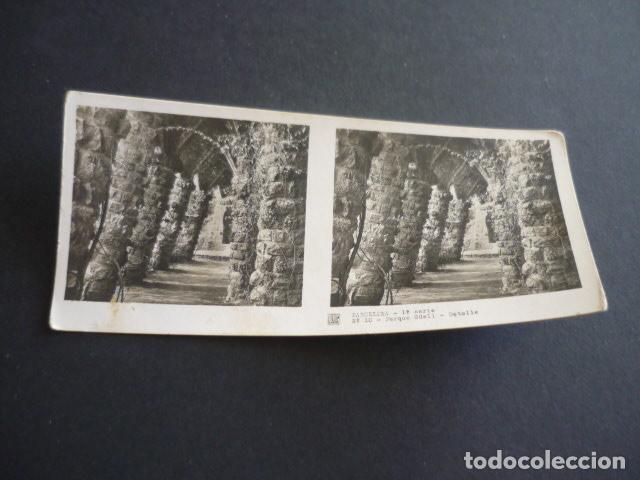 Fotograf&iacute;a antigua: BARCELONA ANTIGUA VISTA ESTEREOSCOPICA 6 X 13 CM