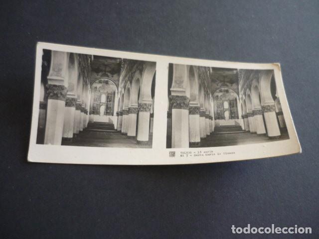 Fotograf&iacute;a antigua: TOLEDO ANTIGUA VISTA ESTEREOSCOPICA 6 X 13 CM