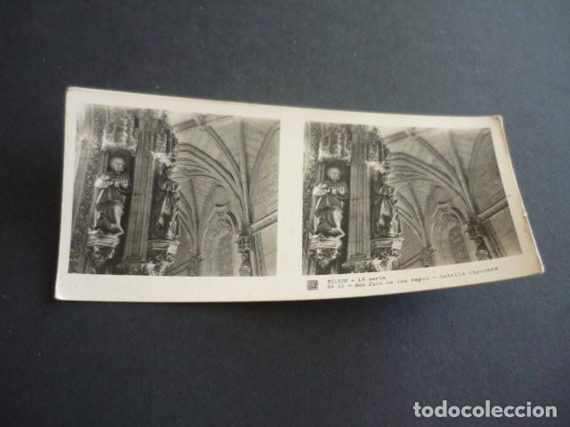 Fotograf&iacute;a antigua: TOLEDO ANTIGUA VISTA ESTEREOSCOPICA 6 X 13 CM