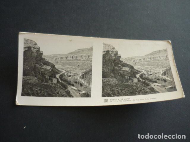 Fotograf&iacute;a antigua: CUENCA ANTIGUA VISTA ESTEREOSCOPICA 6 X 13 CM