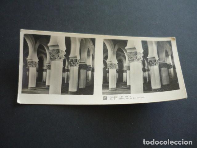 Fotografia antica: TOLEDO ANTIGUA VISTA ESTEREOSCOPICA 6 X 13 CM
