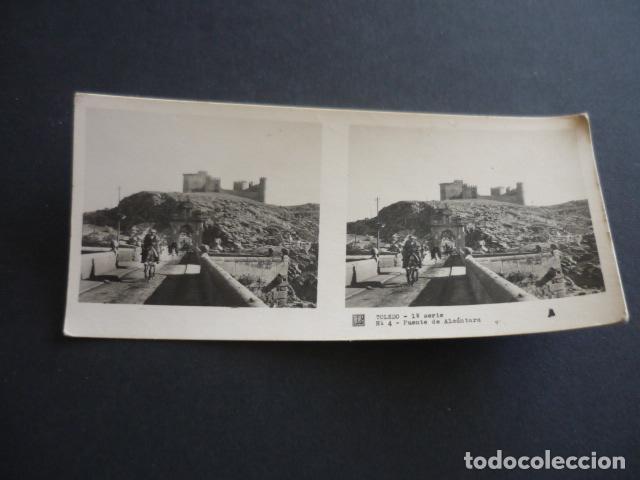 Fotografia antica: TOLEDO ANTIGUA VISTA ESTEREOSCOPICA 6 X 13 CM