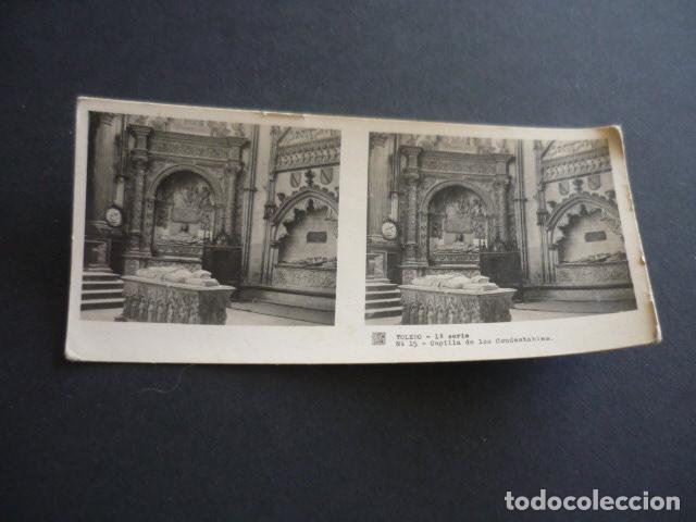 Fotografia antica: TOLEDO ANTIGUA VISTA ESTEREOSCOPICA 6 X 13 CM