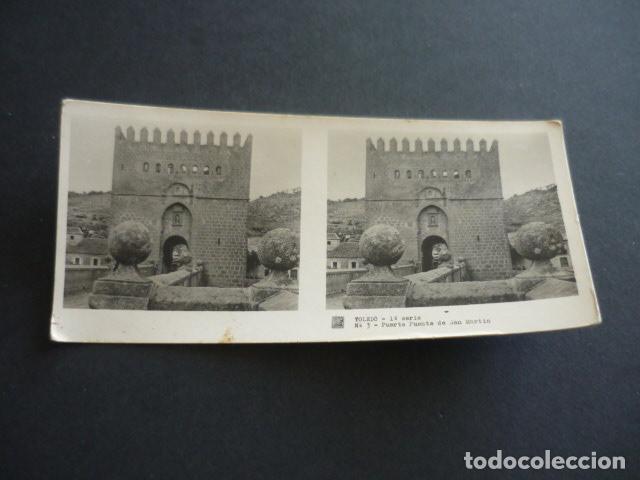 Fotografia antica: TOLEDO ANTIGUA VISTA ESTEREOSCOPICA 6 X 13 CM