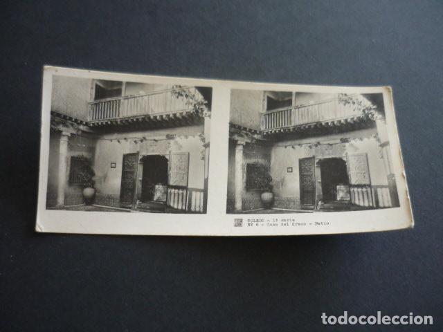Fotografia antica: TOLEDO ANTIGUA VISTA ESTEREOSCOPICA 6 X 13 CM
