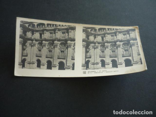 Fotografia antica: SALAMANCA ANTIGUA VISTA ESTEREOSCOPICA 6 X 13 CM