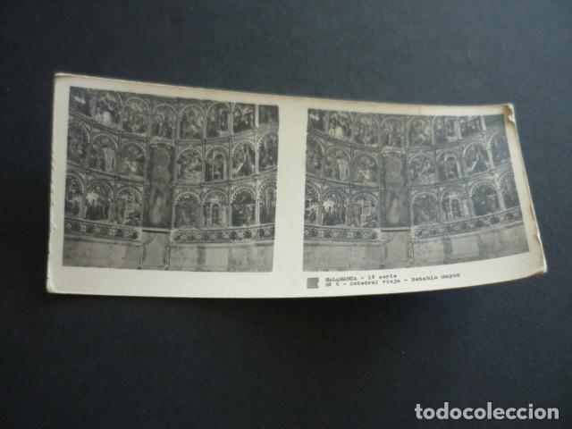 Fotografia antica: SALAMANCA ANTIGUA VISTA ESTEREOSCOPICA 6 X 13 CM