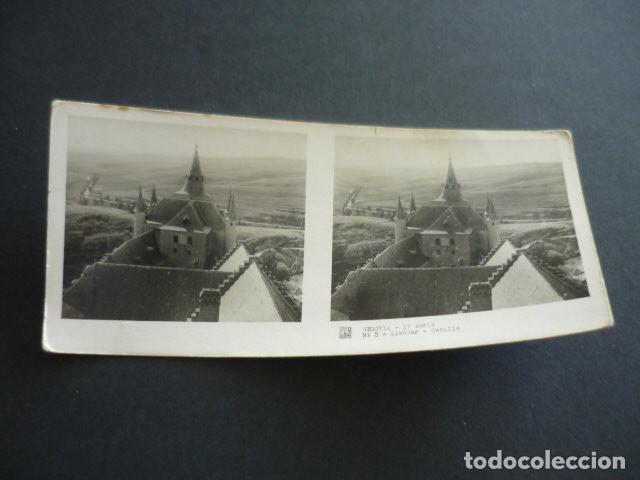 Fotografia antica: SEGOVIA ANTIGUA VISTA ESTEREOSCOPICA 6 X 13 CM