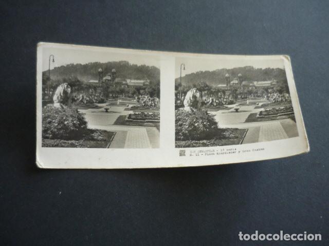 Fotograf&iacute;a antigua: SAN SEBASTIAN ANTIGUA VISTA ESTEREOSCOPICA 6 X 13 CM