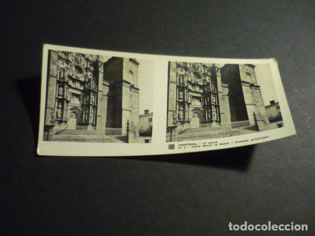 Fotograf&iacute;a antigua: PONTEVEDRA ANTIGUA VISTA ESTEREOSCOPICA 6 X 13 CM